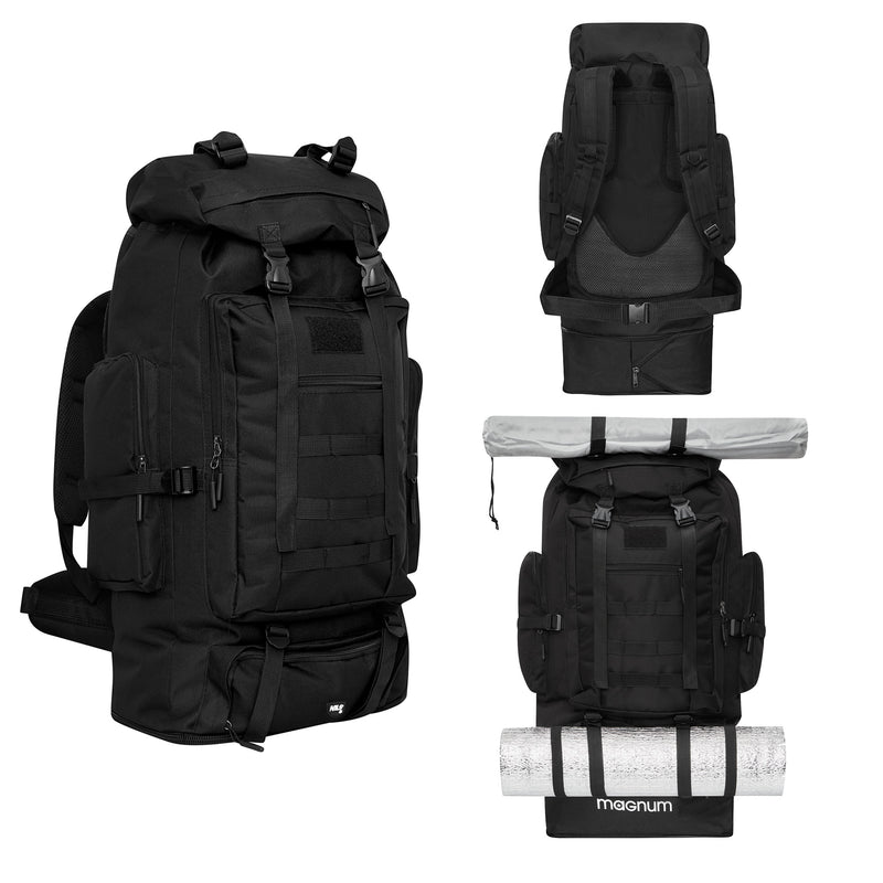 NC1785 TACTICAL BACKPACK BLACK MAGNUM 100L NILS CAMP