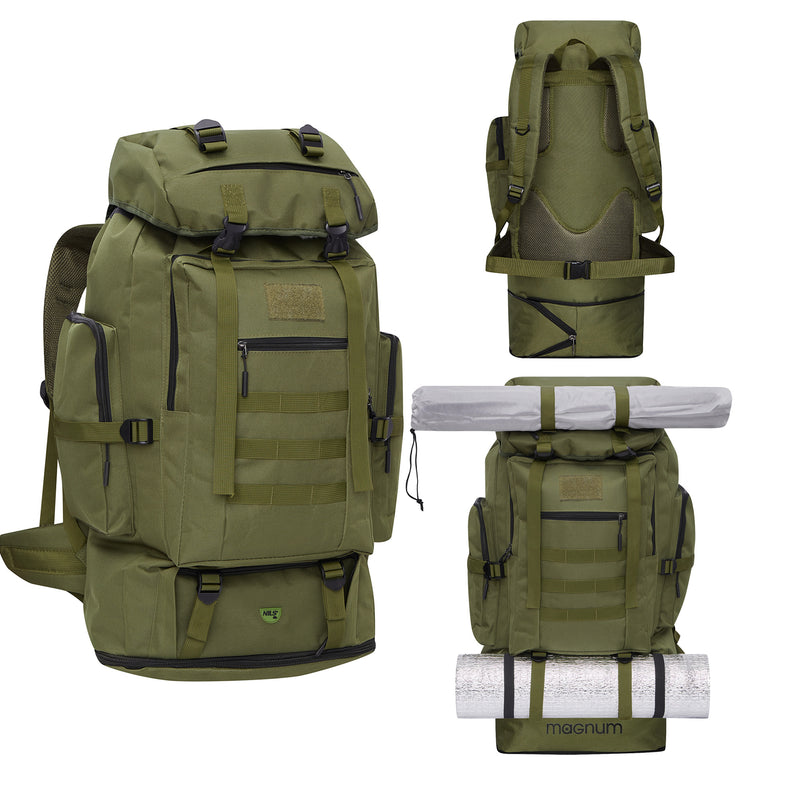 NC1785 TACTICAL BACKPACK GREEN MAGNUM 100L NILS CAMP