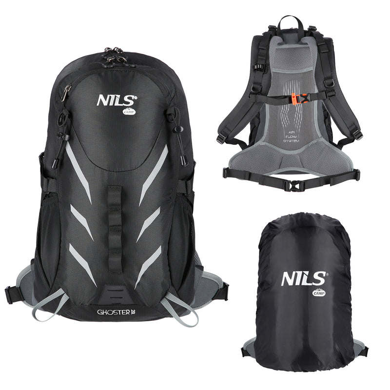 NC1942 BLACK GHOSTER 20L NILS CAMP TOURIST BACKPACK