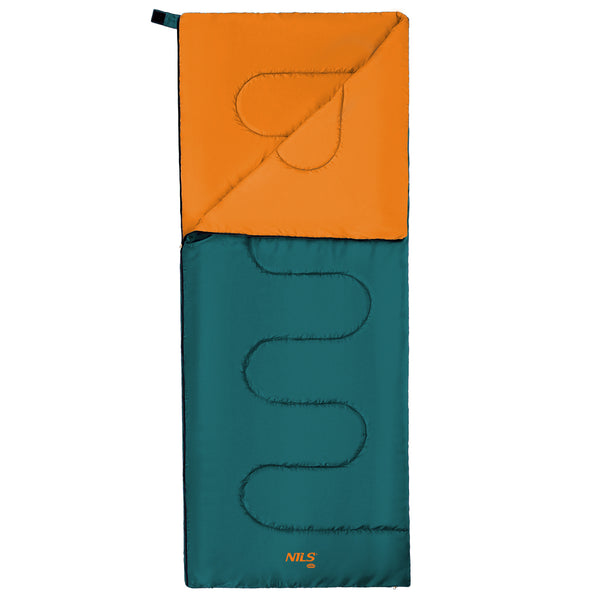 NC2002 GREEN-ORANGE NILS CAMP SLEEPING BAG