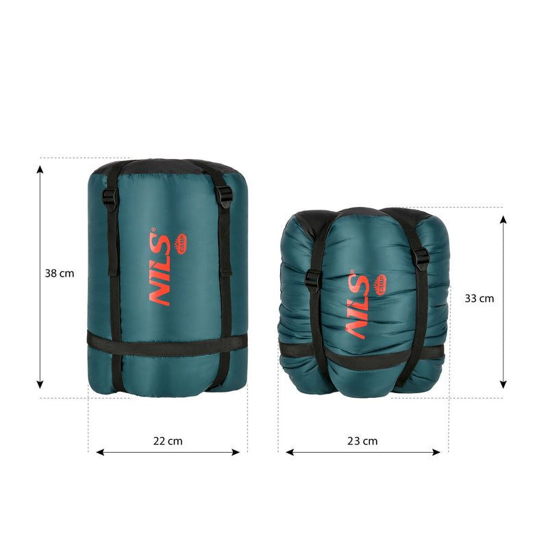 NC2005 DARK GREEN NILS CAMP SLEEPING BAG