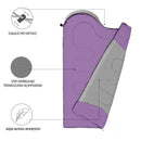 NC2008 ŠEDOFIALOVÝ SPACÍ PYTEL VELIKOST M NILS CAMP