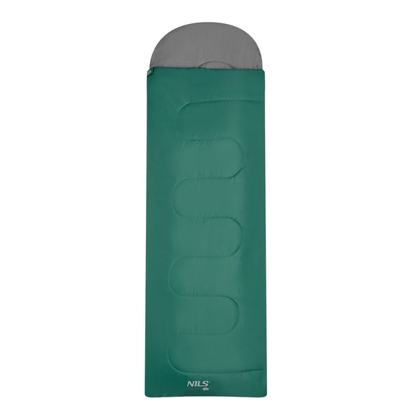 NC2105 GREEN-GREY SLEEPING BAG SIZE L NILS CAMP