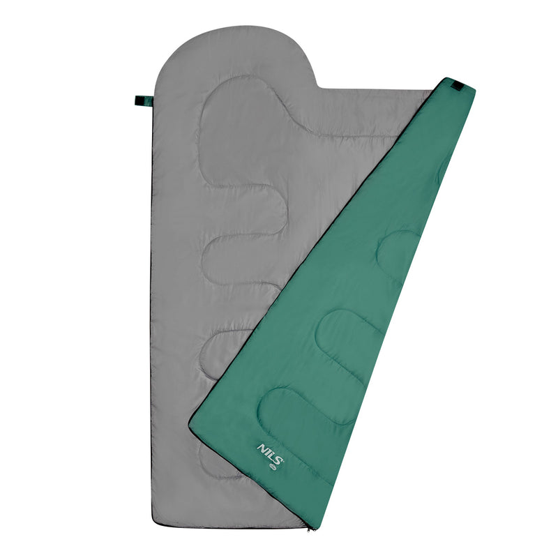 NC2105 GREEN-GREY SLEEPING BAG SIZE M NILS CAMP