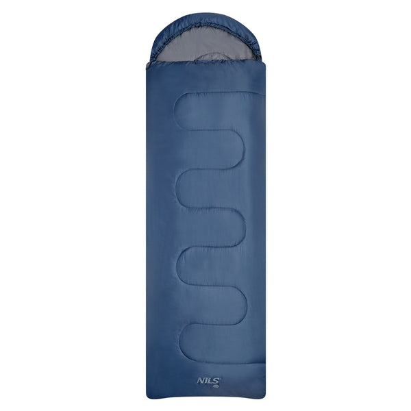 NC2107 NAVY BLUE-GREY SLEEPING BAG SIZE M NILS CAMP