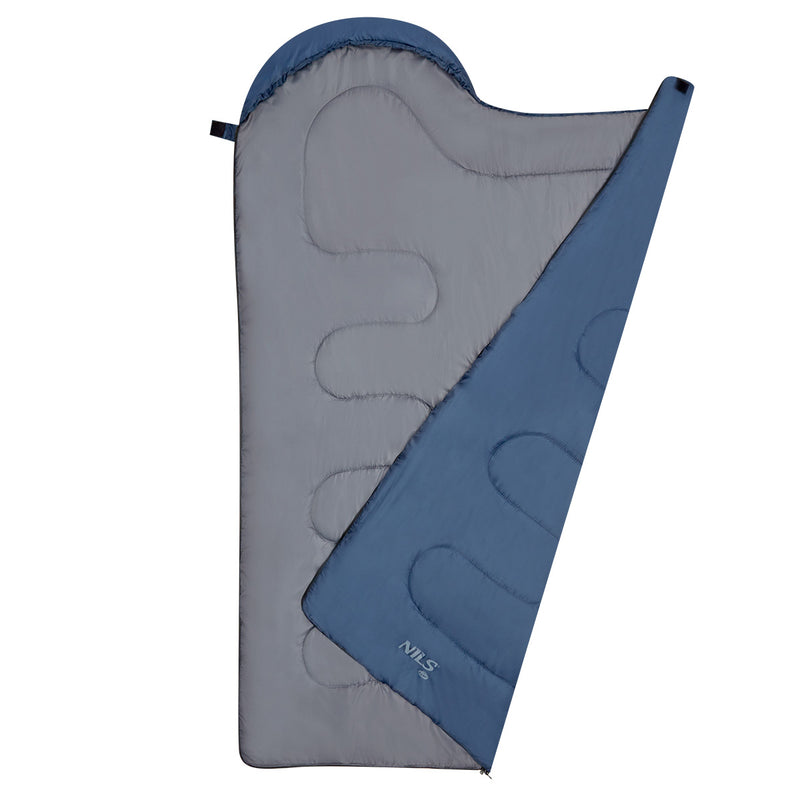 NC2107 NAVY BLUE-GREY SLEEPING BAG SIZE M NILS CAMP