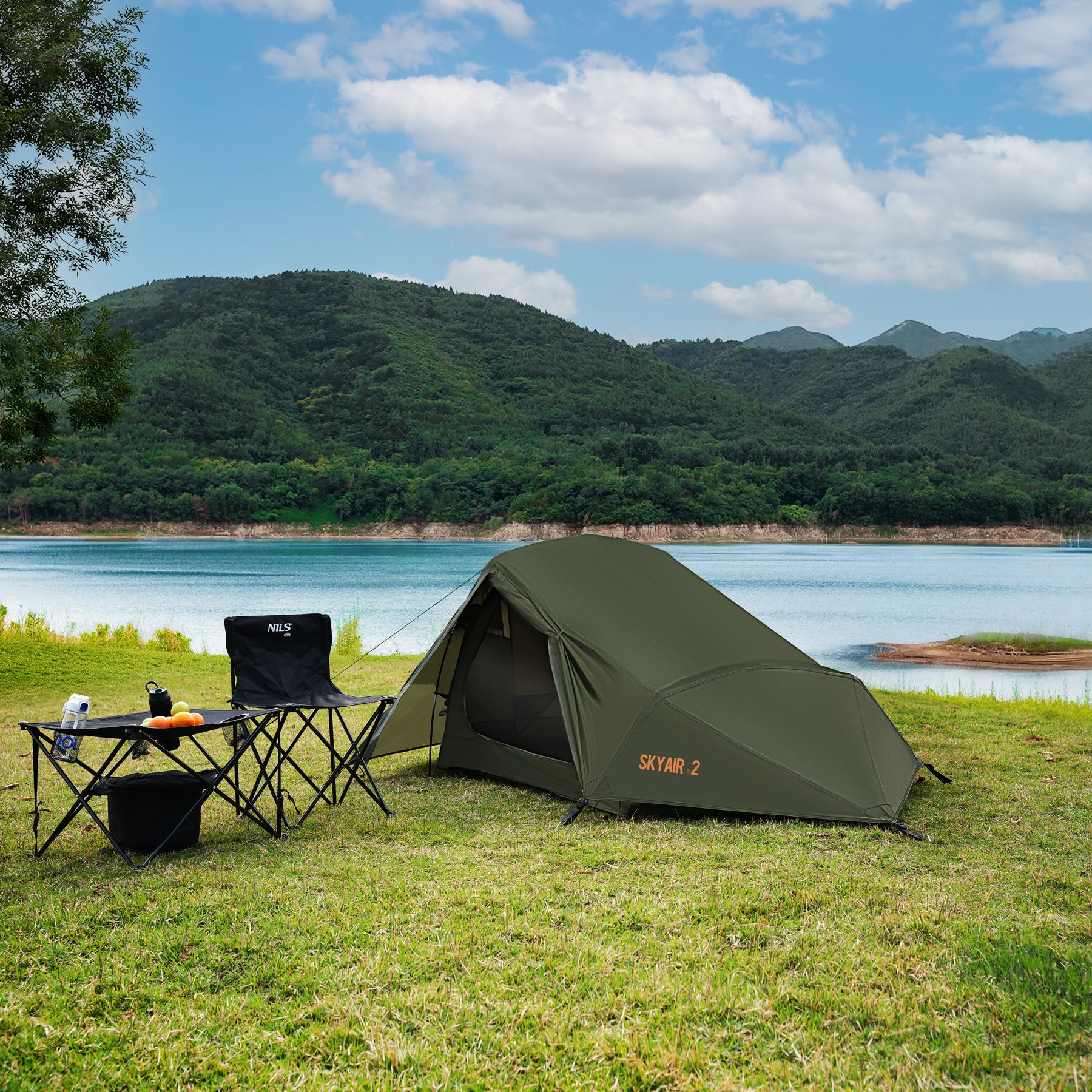 Nils Camp NC2502 Namiot Ultra Light Skyair 2 zielony