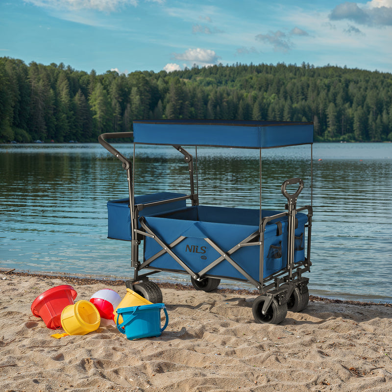 NC2605 WÓZEK NIEBIESKI 120L NILS CAMP