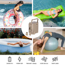 NC2808 MATERAC DWUOSOBOWY KING SIZE ZIELONY + POMPKA ELEKTRYCZNA NILS CAMP