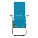 NC3017 LEŻAK TURYSTYCZNY/PLAŻOWY TURKUSOWY NILS