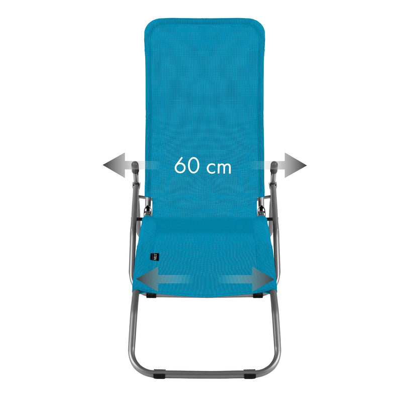 NC3017 LEŻAK TURYSTYCZNY/PLAŻOWY TURKUSOWY NILS