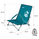 NC3035 BEACH CHAIR TURQUOISE NILS