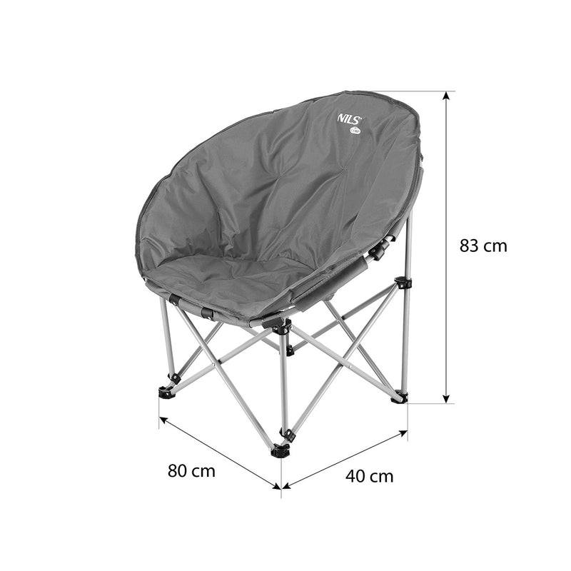 NC3070 GRAY NILS CAMP CHAIR