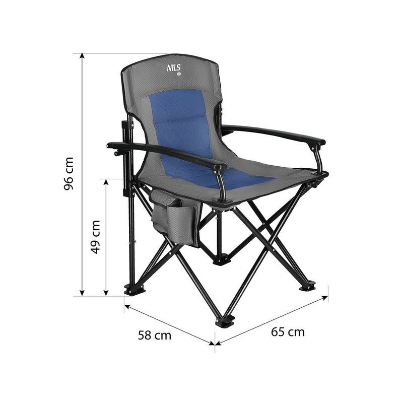 NC3075 BLUE NILS CAMP CHAIR