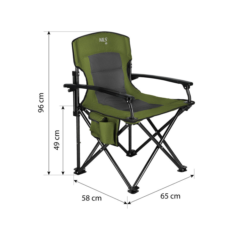 NC3075 GREEN NILS CAMP CHAIR