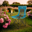 NC3302 KRZESŁO TURYSTYCZNE NIEBIESKO-SZARY NILS CAMP