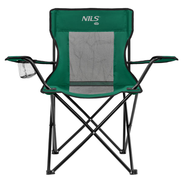 NC3302 NILS CAMP GREEN-BLACK CAMPING CHAIR
