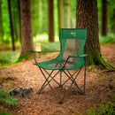 NC3302 KRZESŁO TURYSTYCZNE ZIELONO-CZARNY NILS CAMP