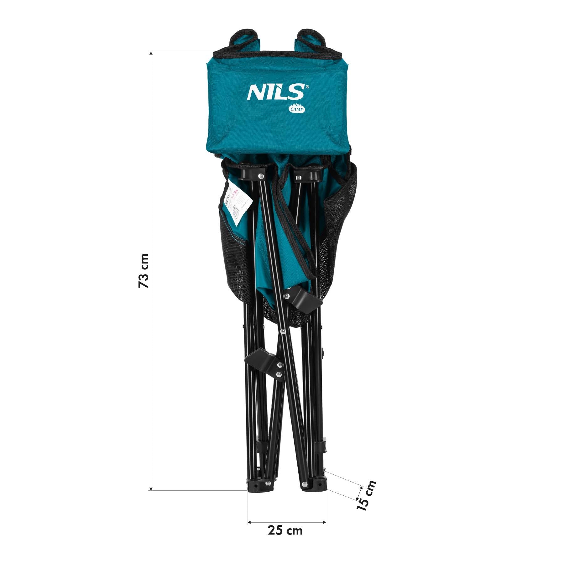 PLÁŽOVÉ KŘÍDLO NC3306 MODRO-ČERNÉ NILS CAMP