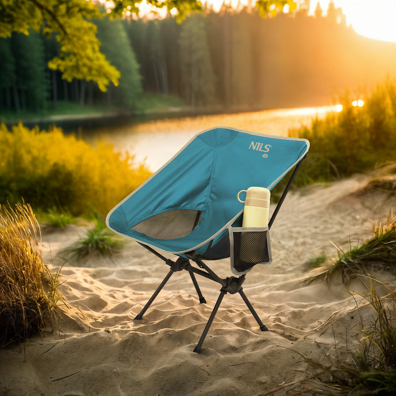 NC3320 ULTRALIGHT BLUE FOLDING CHAIR NILS CAMP