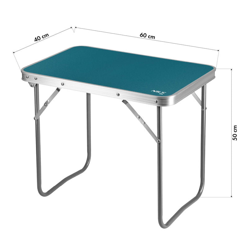 NC3401 STÓŁ KEMPINGOWY 60x40x50 CM NIEBIESKI NILS CAMP