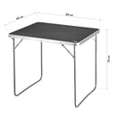 NC3401 STÓŁ KEMPINGOWY 80x60x70 CM CIEMNOSZARY NILS CAMP