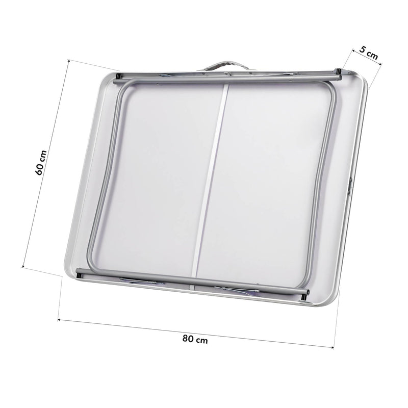 NC3401 STÓŁ KEMPINGOWY 80x60x70 CM CIEMNOSZARY NILS CAMP