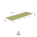 NC3504 ŁÓŻKO POLOWE ULTRA LIGHT ZIELONE NILS CAMP