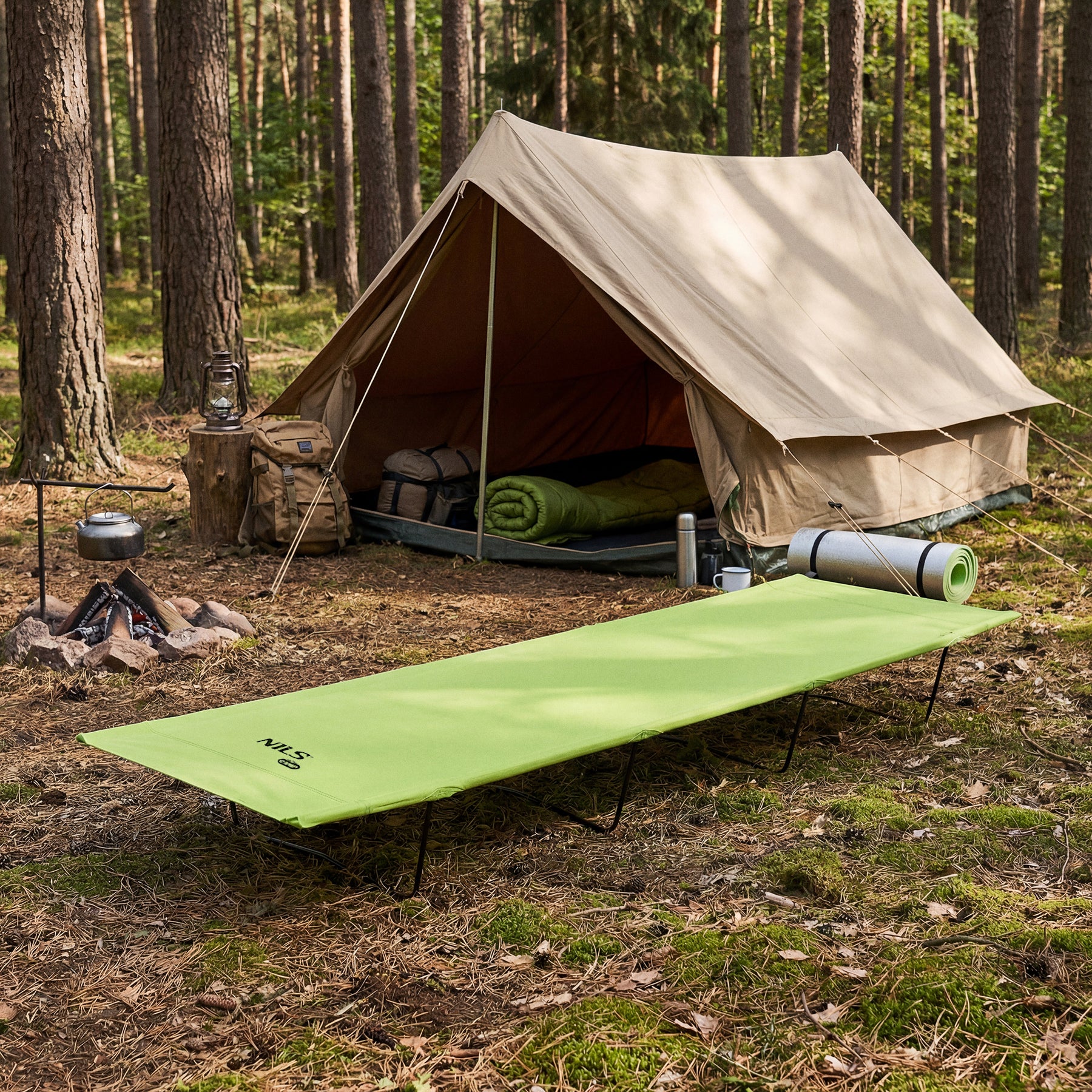 NC3504 ŁÓŻKO POLOWE ULTRA LIGHT MILITARY NILS CAMP