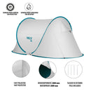 NC3743 NAMIOT KEMPINGOWY SAMOROZKŁADAJĄCY SZARY NILS CAMP