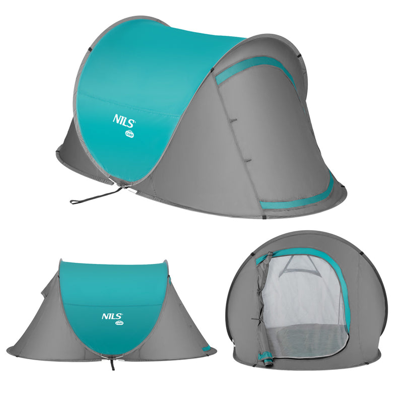 NC3743 NILS CAMP SELF-EXTENDING CAMPING TENT