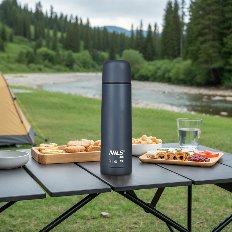 NC3803 TERMOS TURYSTYCZNY 500 ML NIEBIESKI NILS CAMP