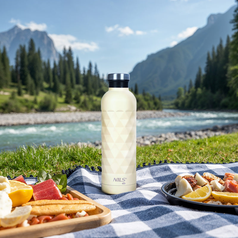NC3805 BUTELKA TURYSTYCZNA 750ML BEŻOWA NILS CAMP