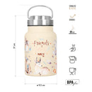 NC3806 BUTELKA NA WODĘ 520ML STALOWA FOREST NILS CAMP