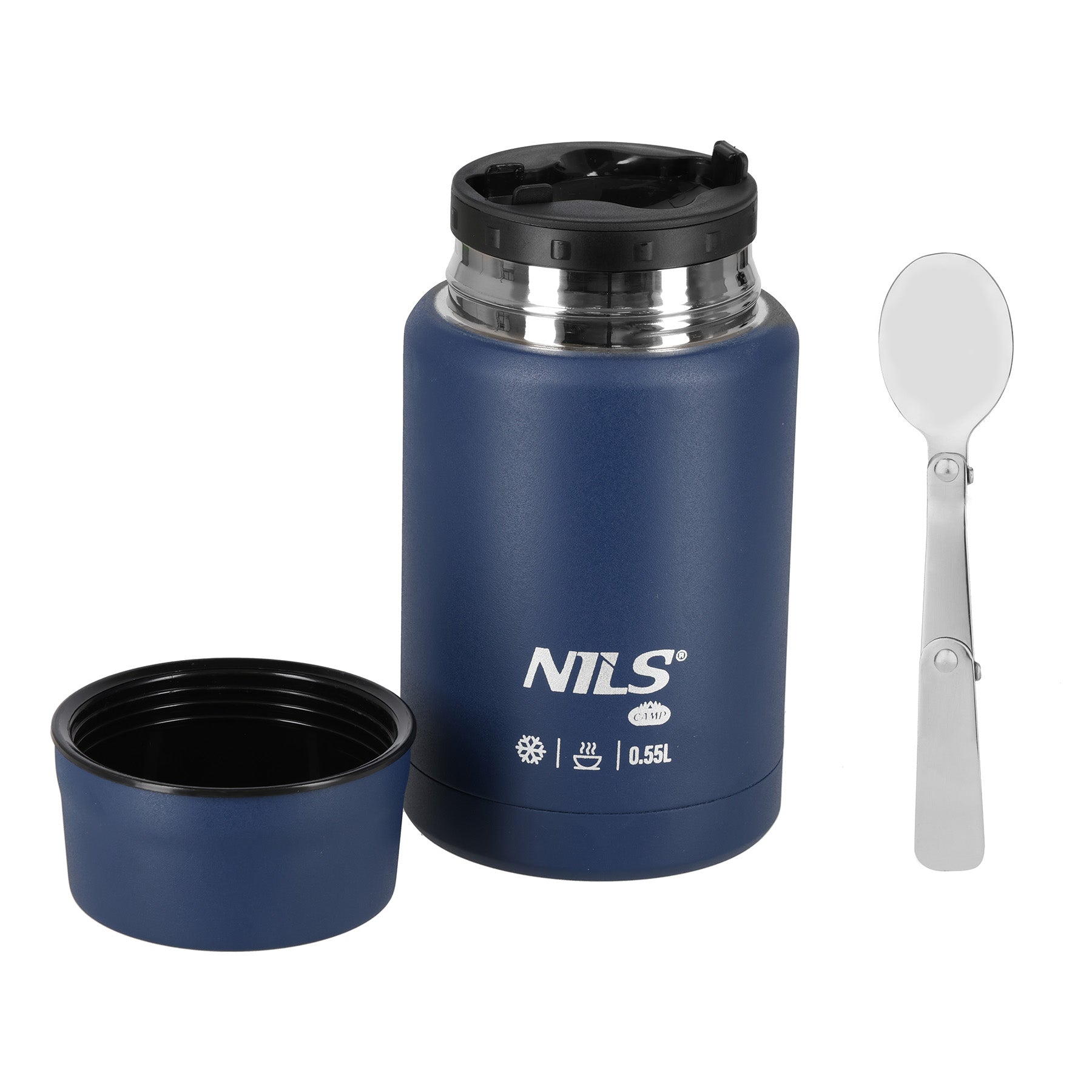 NC3807 TERMOS OBIADOWY 550ML NIEBIESKI NILS CAMP