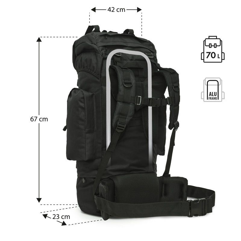 NC3901 PLECAK TAKTYCZNY EAGLE CZARNY 70L NILS CAMP