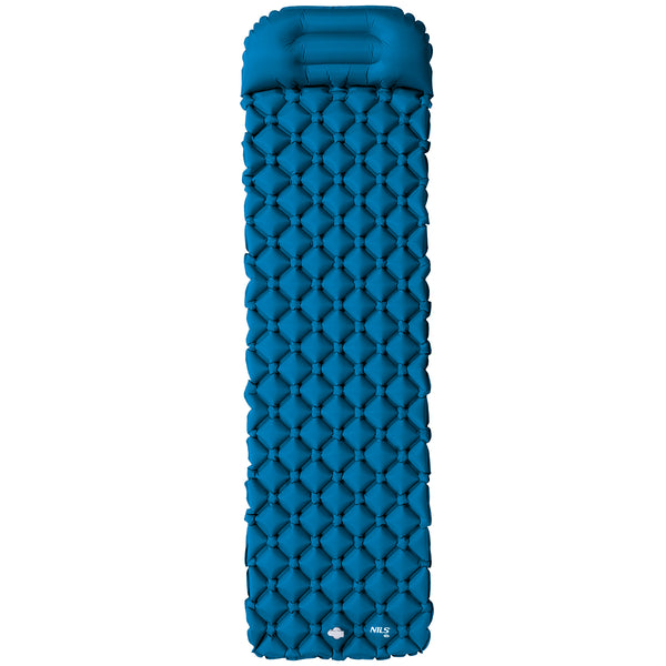 NC4006 TURQUOISE TOURIST MAT WITH PUMP NILS CAMP