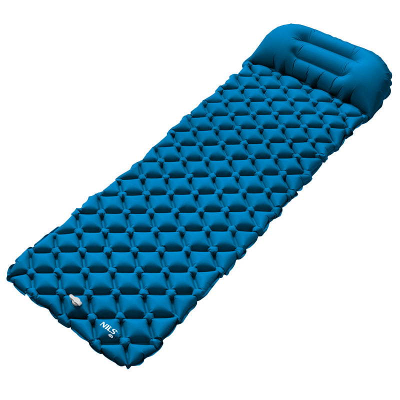 NC4006 TURQUOISE TOURIST MAT WITH PUMP NILS CAMP