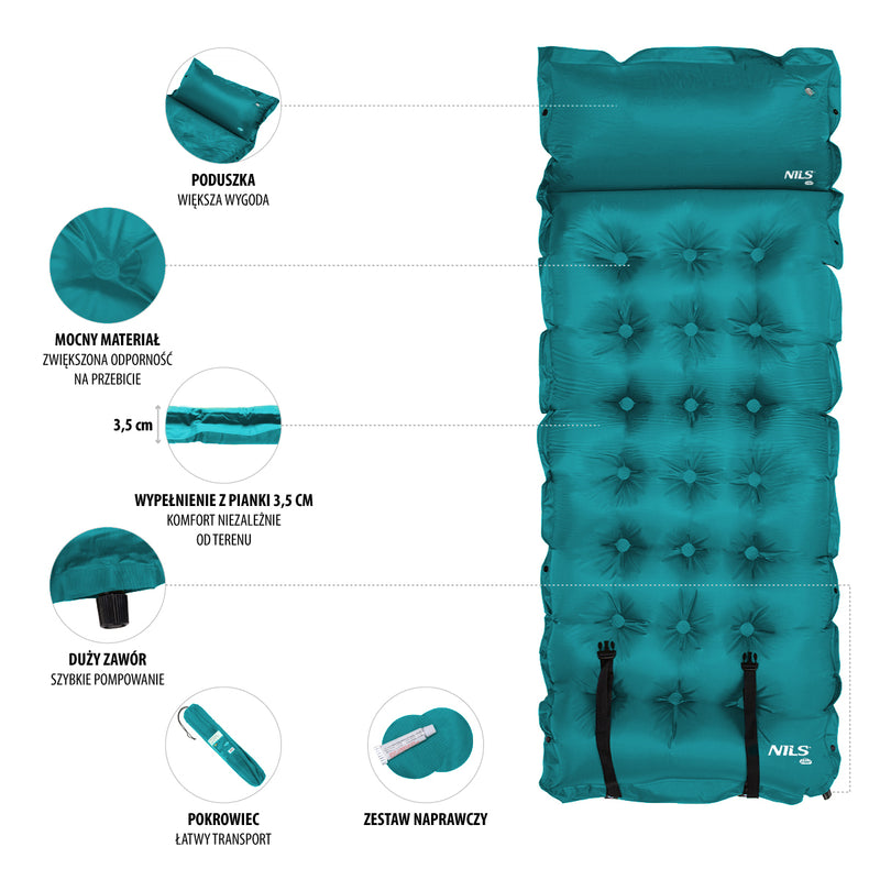 NC4018 NILS CAMP SELF-INFLATION SEA MAT