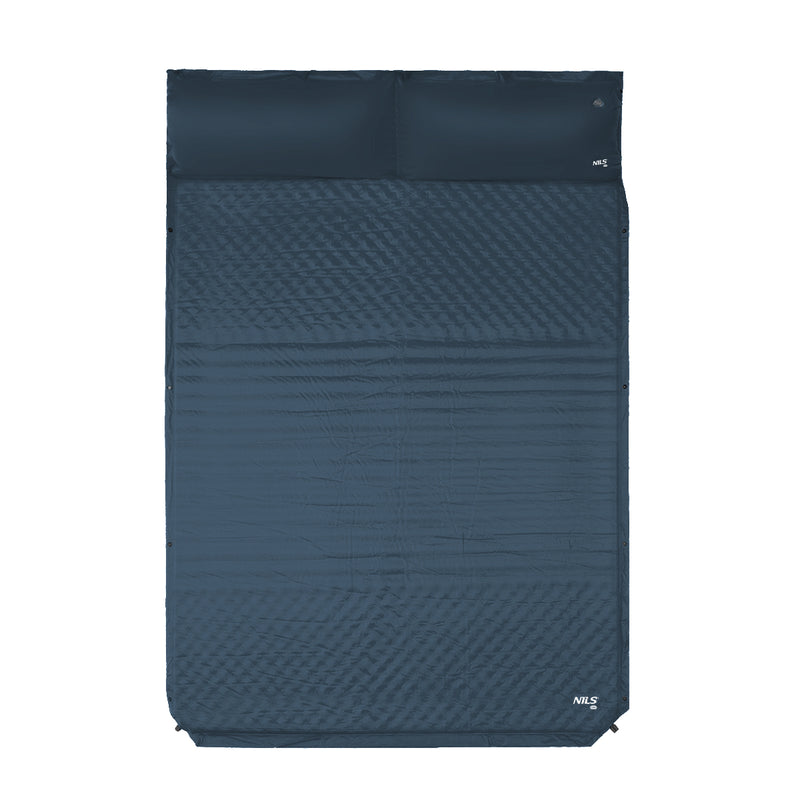 NC4060 ANTHRACITE TWO-PERSON SELF-INFLATION MAT WITH PILLOW NILS CAMP