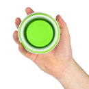 NC4103 KUBEK SILIKONOWY SKŁADANY 600ML JASNO ZIELONY  NILS CAMP