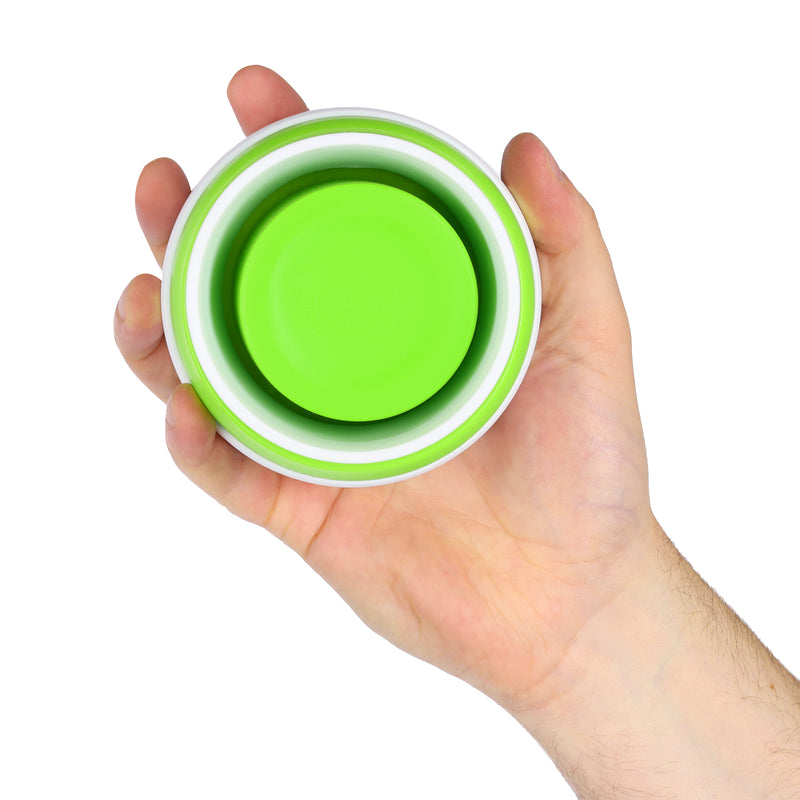 NC4103 KUBEK SILIKONOWY SKŁADANY 600ML JASNO ZIELONY  NILS CAMP