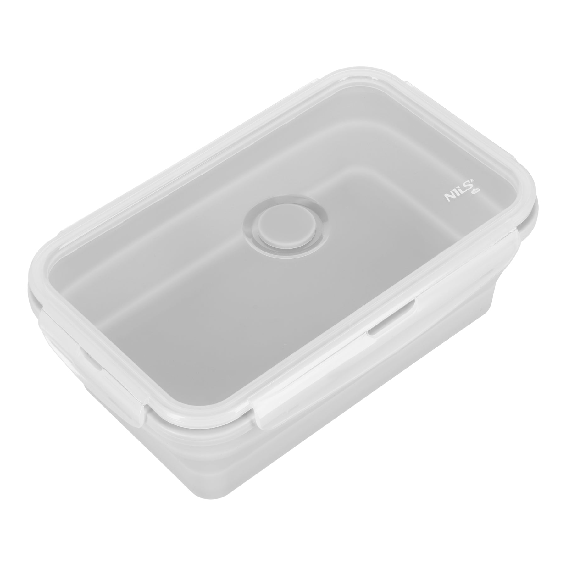 NC4105 POJEMNIK/LUNCH BOX  SKŁADANY SZARY 1200ML NILS CAMP