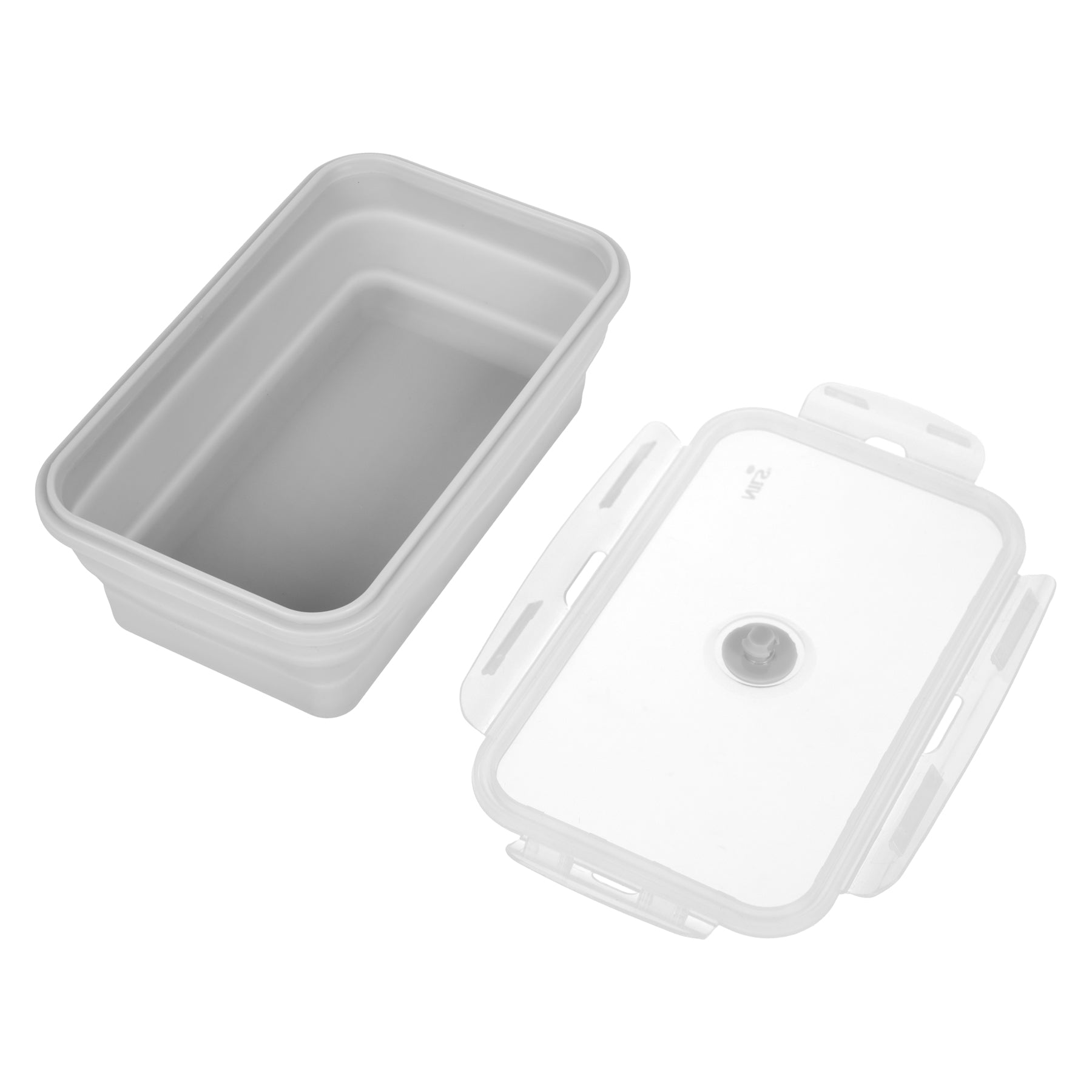NC4105 POJEMNIK/LUNCH BOX  SKŁADANY SZARY 1200ML NILS CAMP