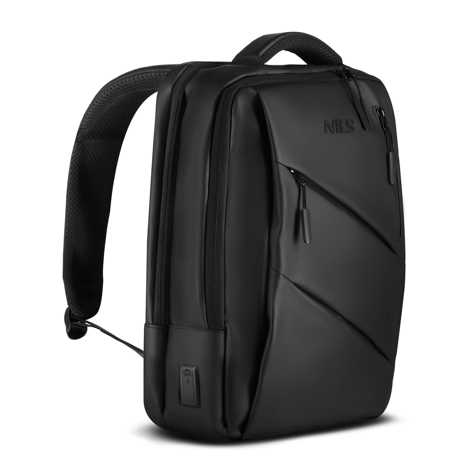 NC4502 PLECAK NA LAPTOP Z USB CZARNY NILS