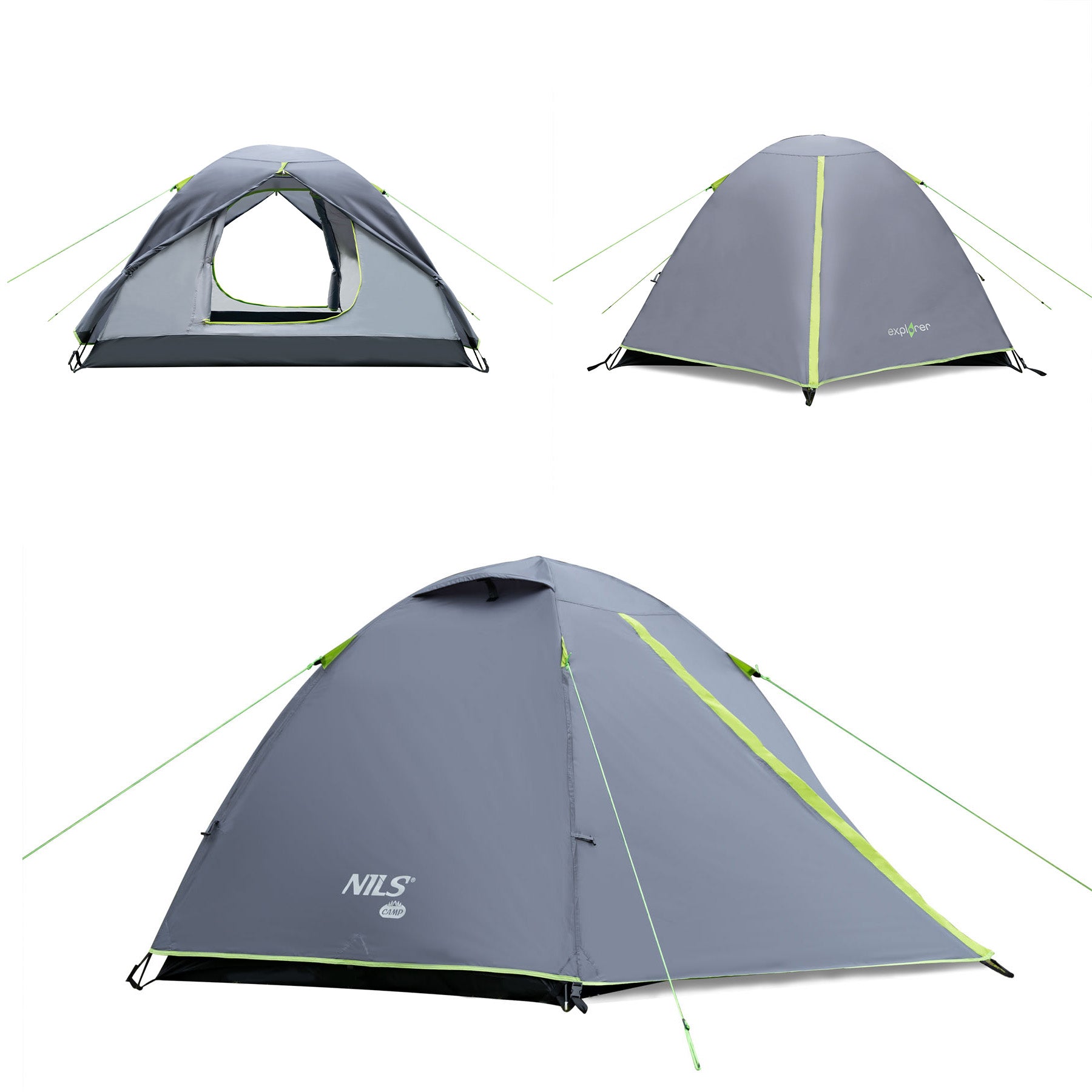 KEMPOVÝ STAN NC6004 ŠEDÝ EXPLORER NILS CAMP