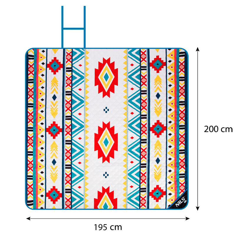 NC8022 AZTEK PICNIC BLANKET 195X200 CM NILS CAMP