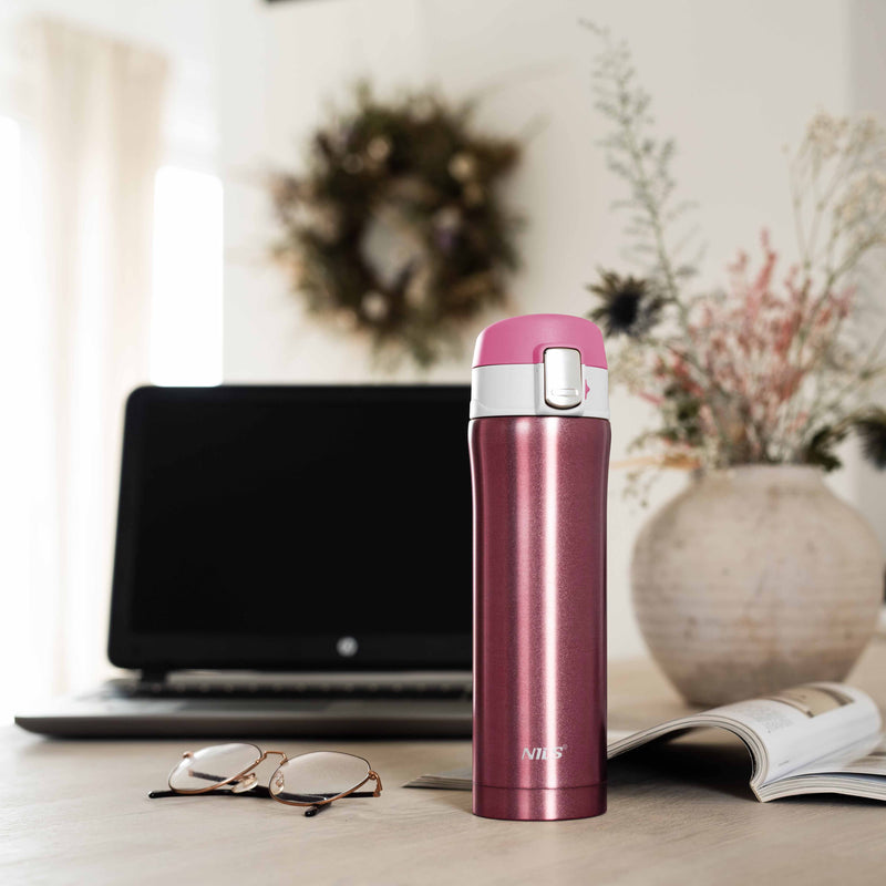 NCB10 THERMAL MUG PINK NILS