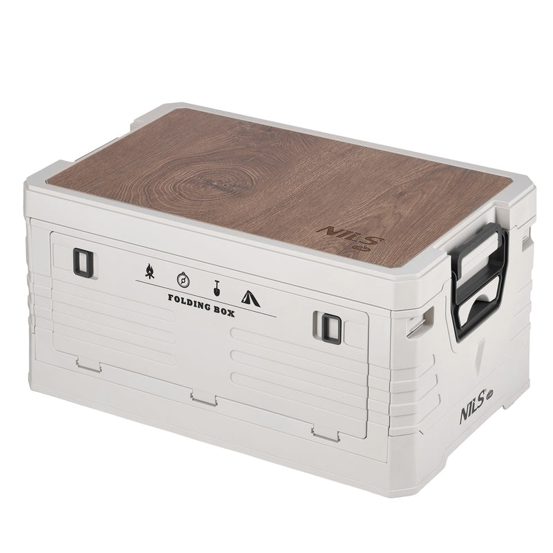 NCB4002 SKŁADANA SKRZYNIA KEMPINGOWA Z FUNKCJĄ STOŁU 2W1 ZIELONA NILS CAMP