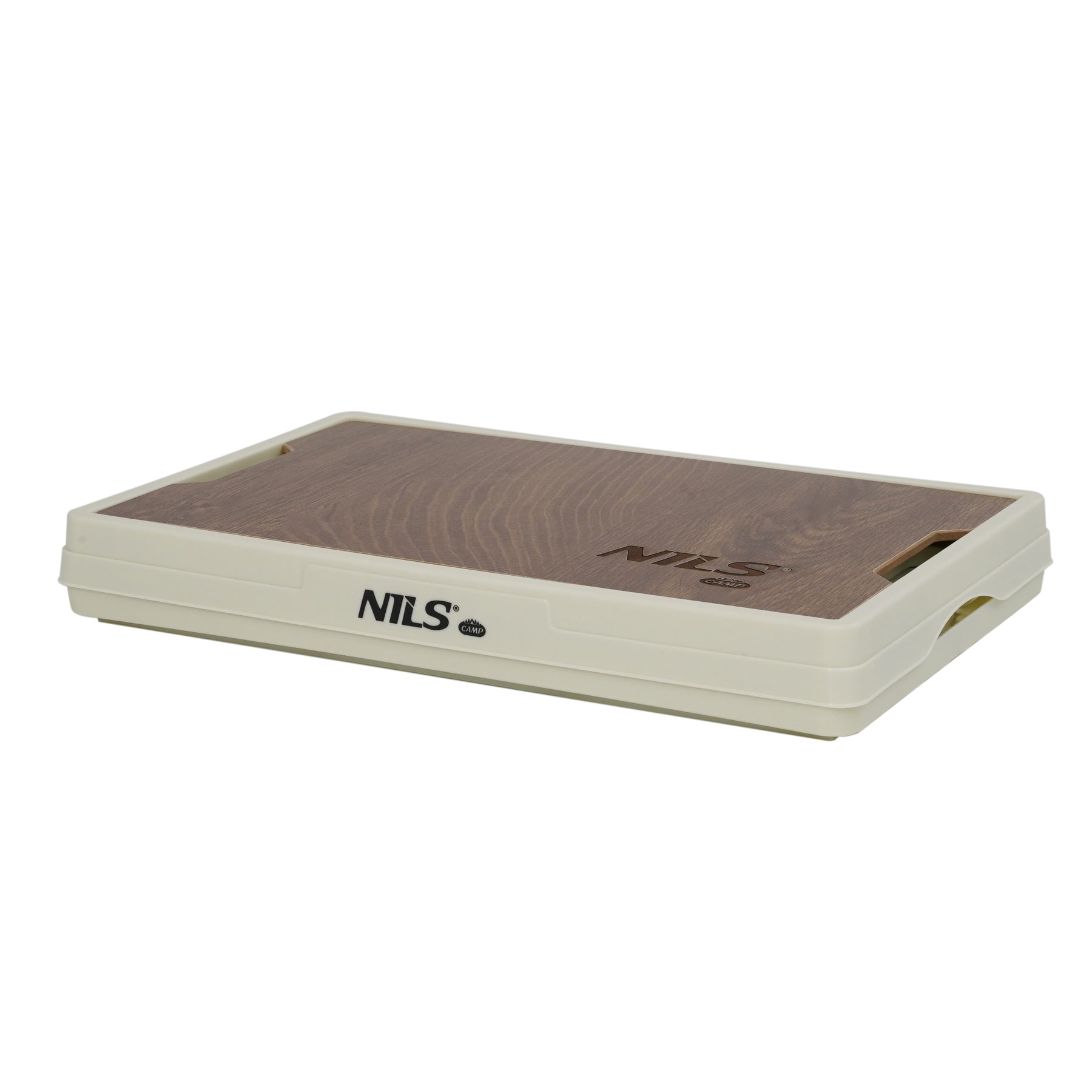 NCB4007 FOLDABLE CAMPING BOX WHITE WITH TABLE FUNCTION 2IN1 15L NILS CAMP